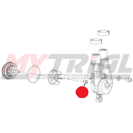 Boccola 6x8x6 Pompa Acqua GAS GAS 15-22