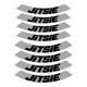 Kit Adesivi Cerchi JITSIE GRIGIO