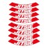 Kit Adesivi Cerchi JITSIE ROSSO