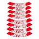 Kit Adesivi Cerchi JITSIE ROSSO