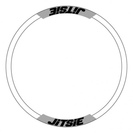 Kit Adesivi Cerchi JITSIE GRIGIO