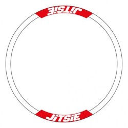 Kit Adesivi Cerchi JITSIE ROSSO