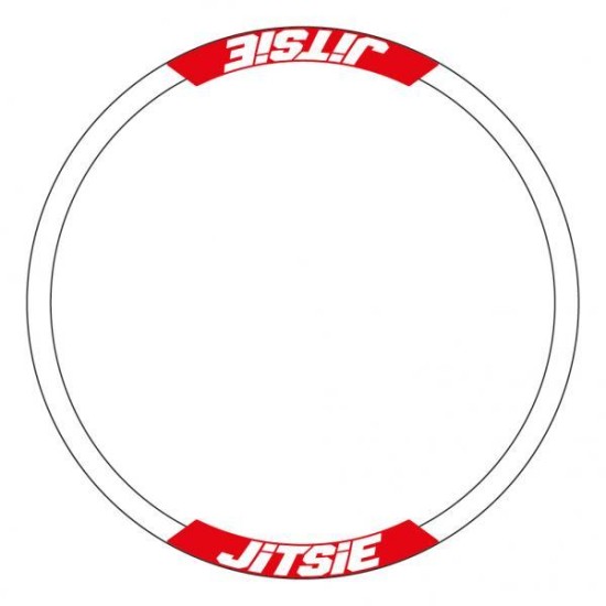 Kit Adesivi Cerchi JITSIE ROSSO