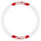 Kit Adesivi Cerchi JITSIE ROSSO
