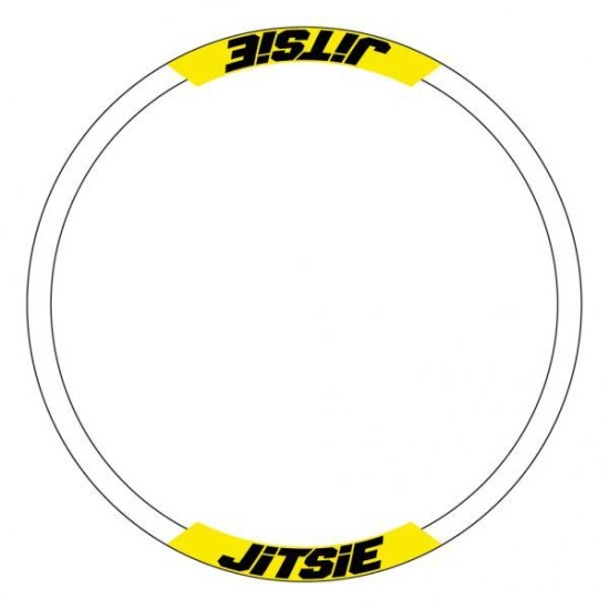 Kit Adesivi Cerchi JITSIE GIALLO