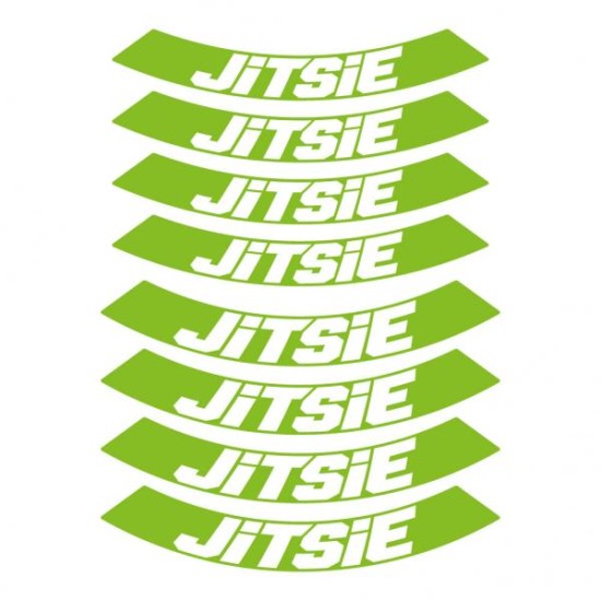 Kit Adesivi Cerchi JITSIE VERDE