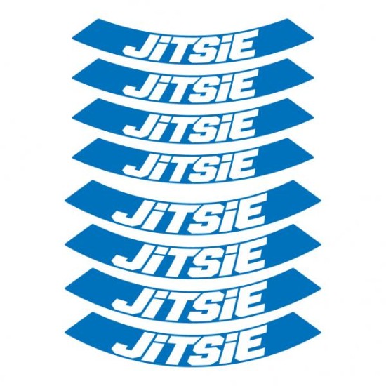 Kit Adesivi Cerchi JITSIE BLU