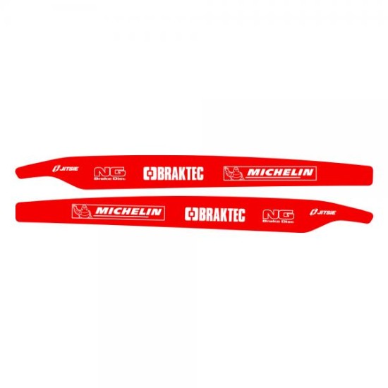 Adesivi Forcellone JITSIE TRS (Rosso)