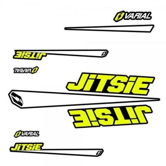 Kit Adesivi JITSIE VARIAL (BIANCO-FLUO)