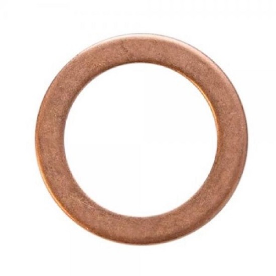 Rondella in Rame per Bullone Tubo M8 12X8X1.5mm