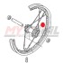 Raggio Lungo Ruota Posteriore MONTESA 4RT (Lato Catena)(Originale)