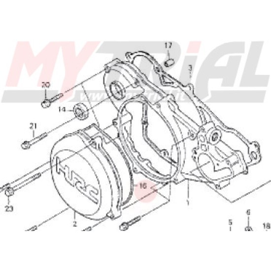 O'RING Coperchio Frizione Esterno MONTESA 315