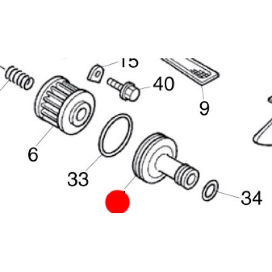 Coperchio Filtro Olio Montesa 4RT