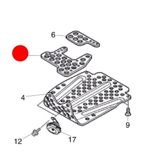 Protezione Gomma Ant Piastra Motore MONTESA 4RT 05-18