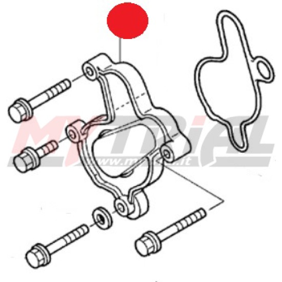 Corpo Pompa Acqua MONTESA 4RT