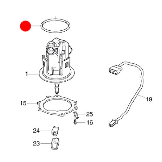 Oring Pompa Benzina MONTESA 4RT