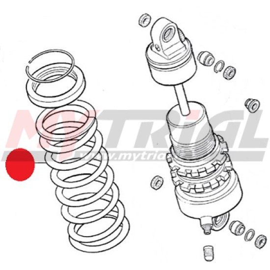 Molla Mono MONTESA 4RT (SHOWA)