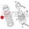 Sede Molla Mono MONTESA 4RT (SHOWA)
