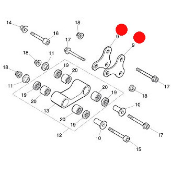 Triangolatura Leveraggio MONTESA 2001-2018