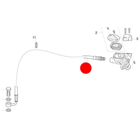 Tubo Frizione MONTESA 4RT 14-24