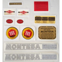 Kit Adesivi Completo MONTESA 348T 1977-78