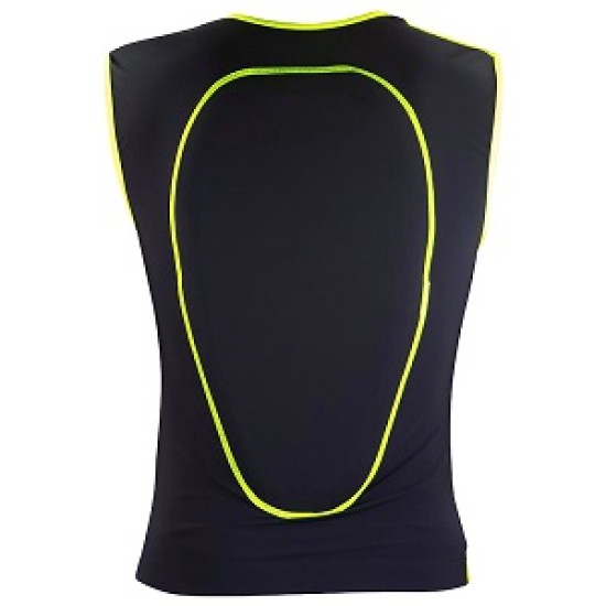 Gilet Traspirante con Protezione Paraschiena MOTS (Giallo)