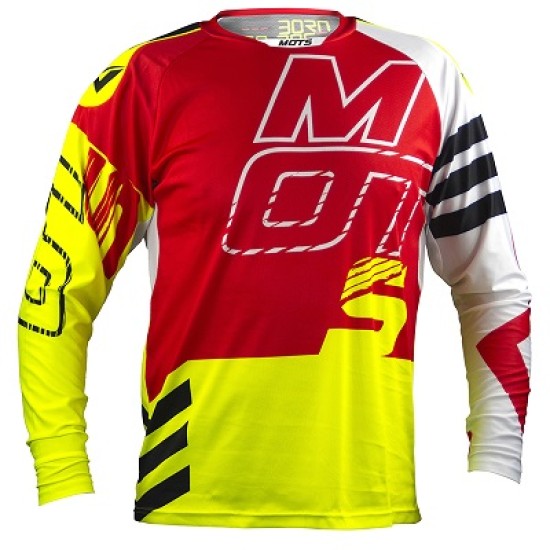 Maglia MOTS STEP 5 (Red-YellowFluo)