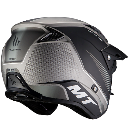 Casco MT DISTRICT (Grigio Opaco)
