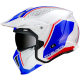 Casco MT STREETFIGHTER (Bianco-Rosso-Azzurro)