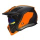 Casco MT STREETFIGHTER (Nero-Arancione-Grigio)