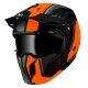 Casco MT STREETFIGHTER (Nero-Arancione-Grigio)