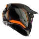 Casco MT STREETFIGHTER (Nero-Arancione-Grigio)