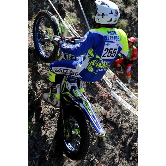 Completo Maglia e Pantalone MYTRIAL (Azzurro-GialloFluo)