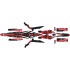 Kit Adesivi Completo Beta Evo 2020-2023(Carbon-Red)