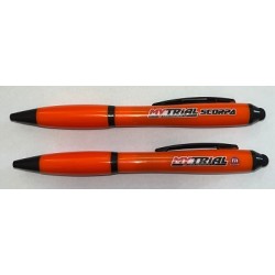 Penna Arancione MyTrial (con gommino touch-screen)
