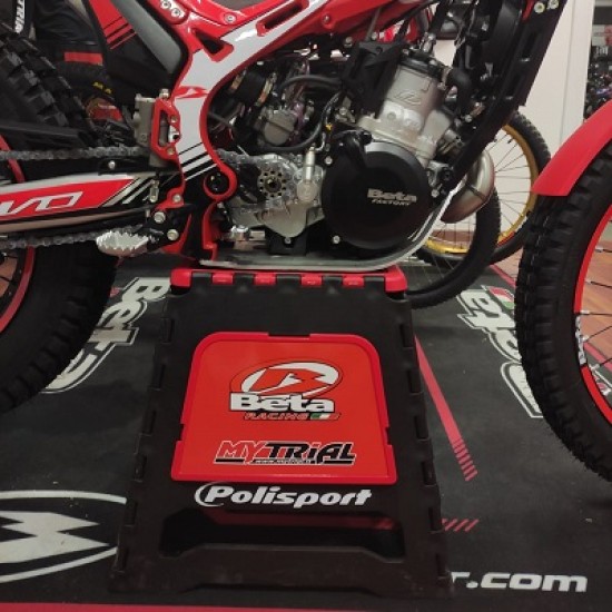 Cavalletto Moto POLISPORT Pieghevole BETA (Rosso)