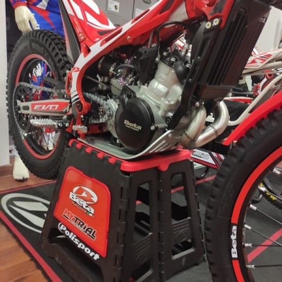 Cavalletto Moto POLISPORT Pieghevole BETA (Rosso)