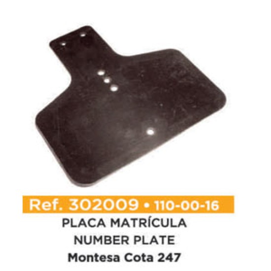 Porta Targa MONTESA COTA 247Epoca