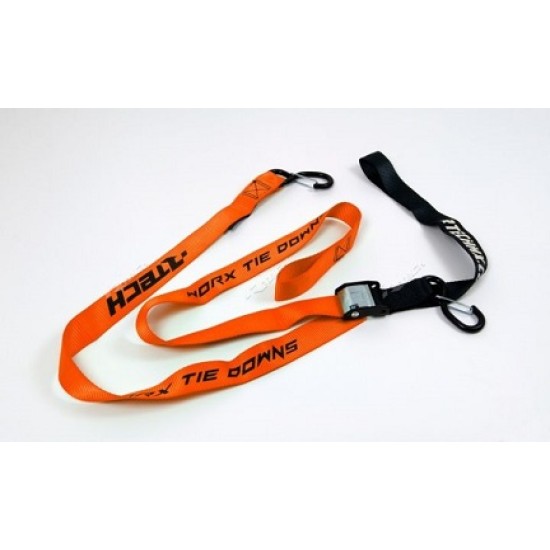 Cinghie per trasportare moto RACETECH (Arancione)