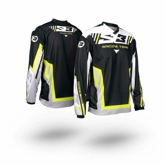 Maglia S3 TRIAL RACING TEAM PILOT YELLOW