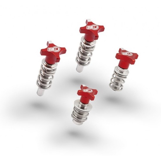Kit Registri Leve S3 (AJP-BRAKTEC) Rosso