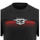 Maglietta S3 STRIPES (Nero)
