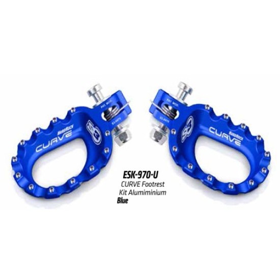 Pedane S3 CURVE Hard Rock Ergal (Blu)