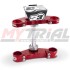 Kit Piastre Forcella TECH/SHOWA 39mm per MONTESA S3 (ROSSO)