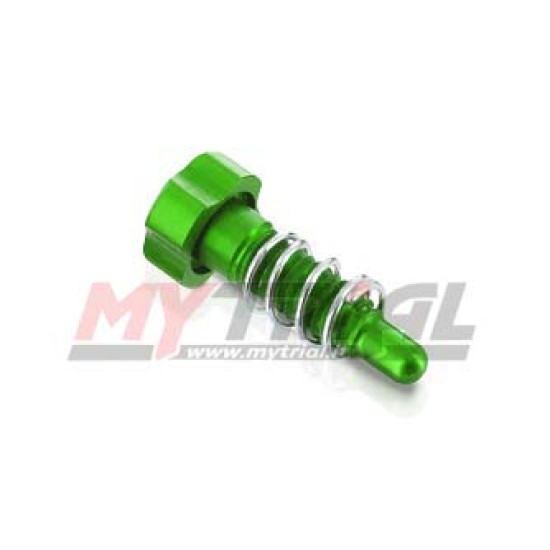 Vite Regolazione Posizione Leve Frizione e Freno S3 (AJP-BRAKTEC) VERDE
