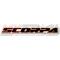 ADESIVO LOGO SCORPA (bianco e nero)
