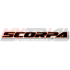 ADESIVO LOGO SCORPA (bianco e nero)