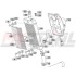 Silent Block Radiatore SHERCO 2011-22, SCORPA 2015-2022
