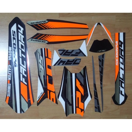 Kit Adesivi Plastiche SCORPA FACTORY 2017