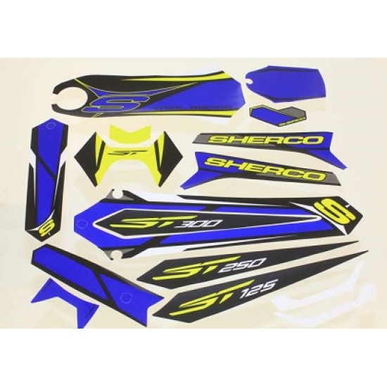 Kit Adesivi Plastiche SHERCO 2016